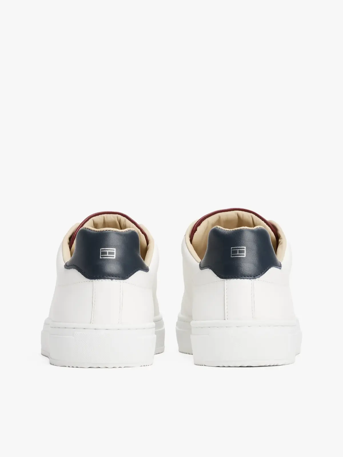 Tommy Hilfiger PREMIUM CUPSOLE LEAT, 0K5 Beyaz Erkek Spor Ayakkabı & Sneaker