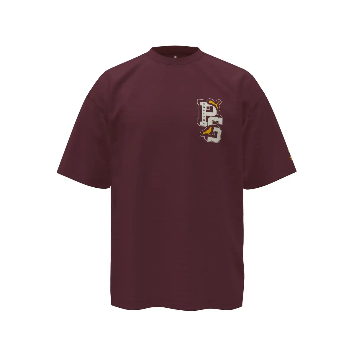 PUMA X STAPLE Graphic Tee Bordo Erkek T-Shirt