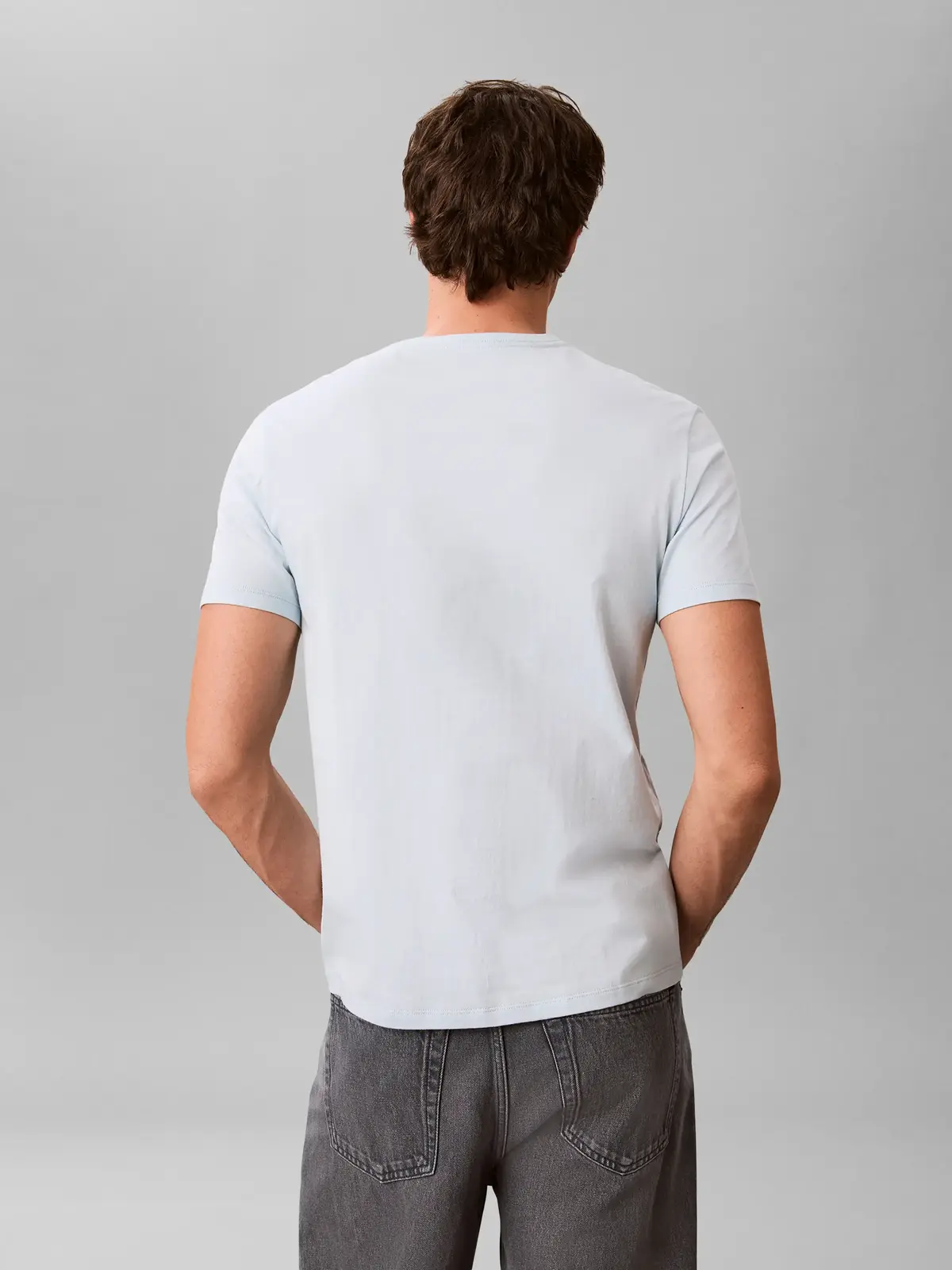 Calvin Klein SS 30S EU CK TRVL LI, 3UD Mavi Erkek T-Shirt