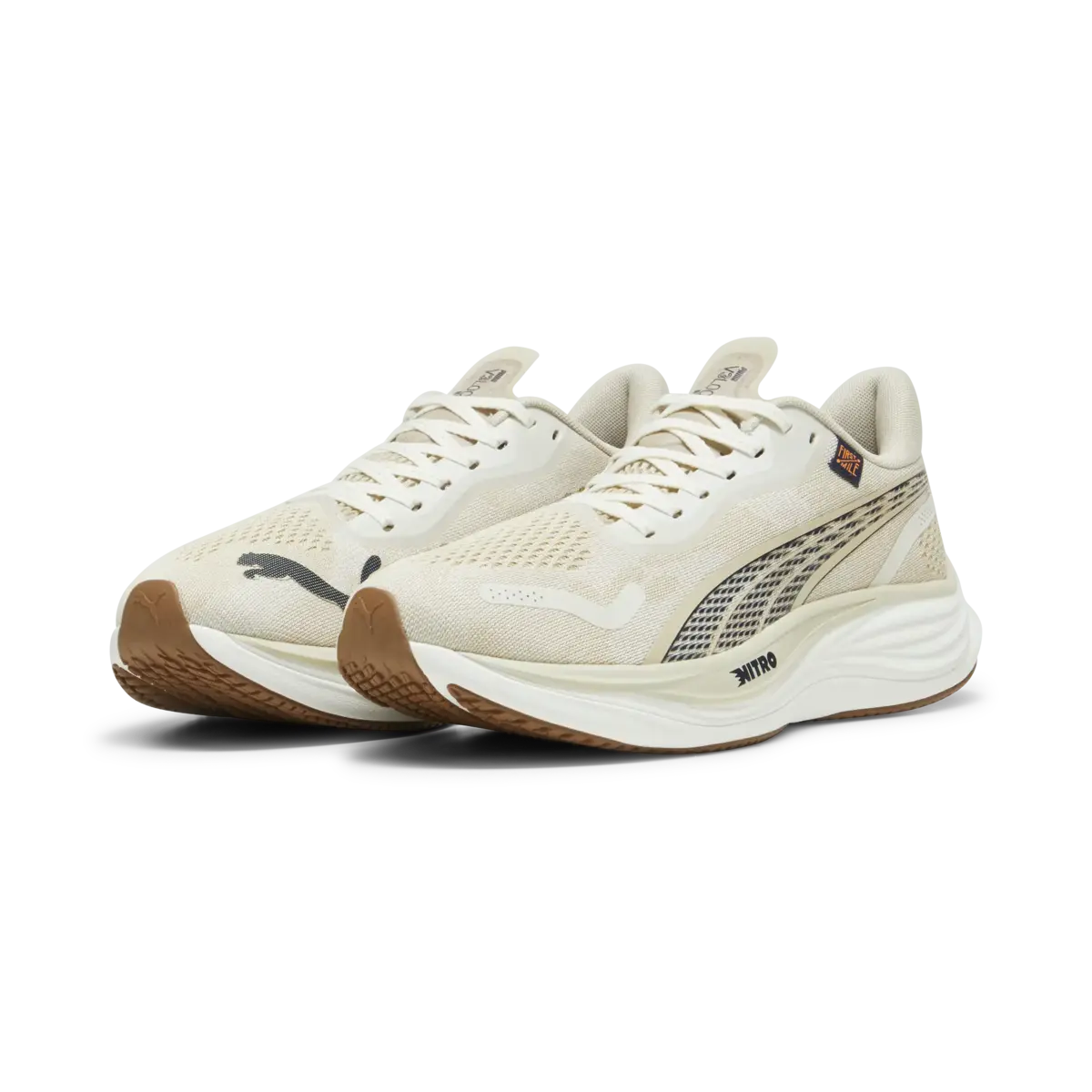 Puma Velocity NITROTM3 FM Krem Erkek Yürüyüş ve Koşu Ayakkabısı