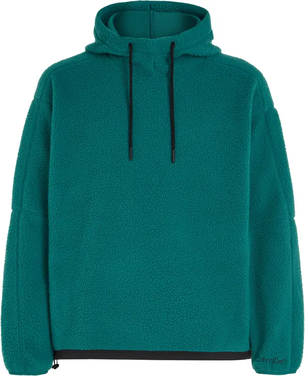 Calvin Klein WO/PW - SHERPA HOO Erkek Mavi Kazak