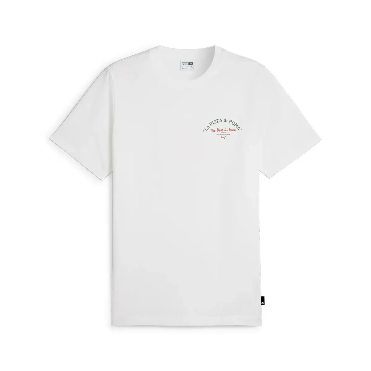 Puma GRAPHICS PUMA PIZZA Tee Beyaz Erkek Tişört