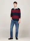 Tommy Hilfiger GIFTING RUGBY Erkek Bordo Polo Sweatshirt