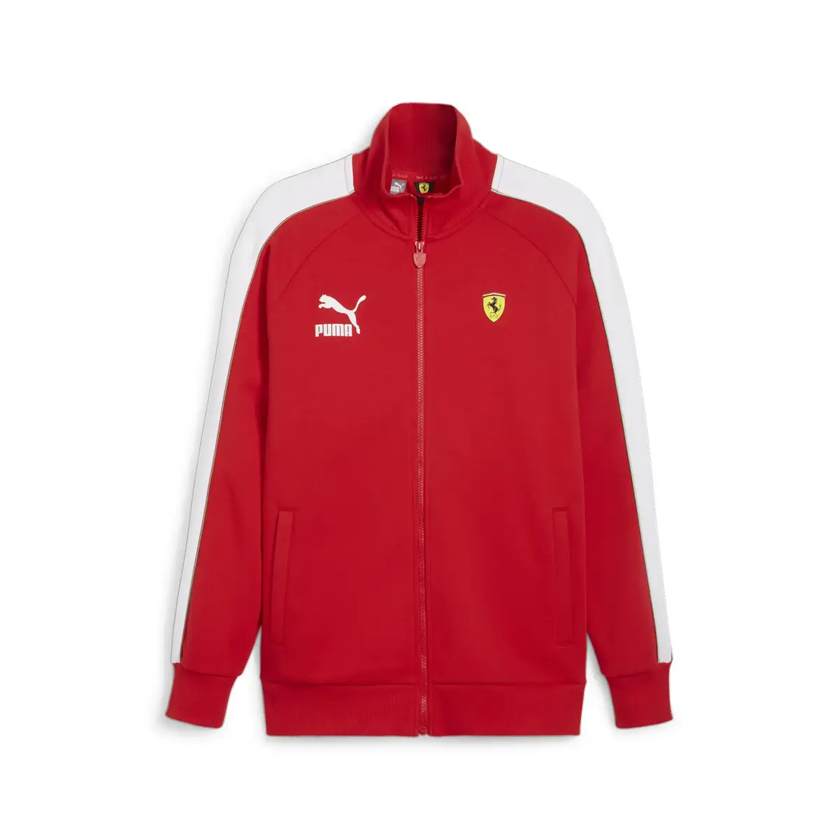 Puma Ferrari Race Iconic T7 Track Jacket Kırmızı Erkek Sweatshirt