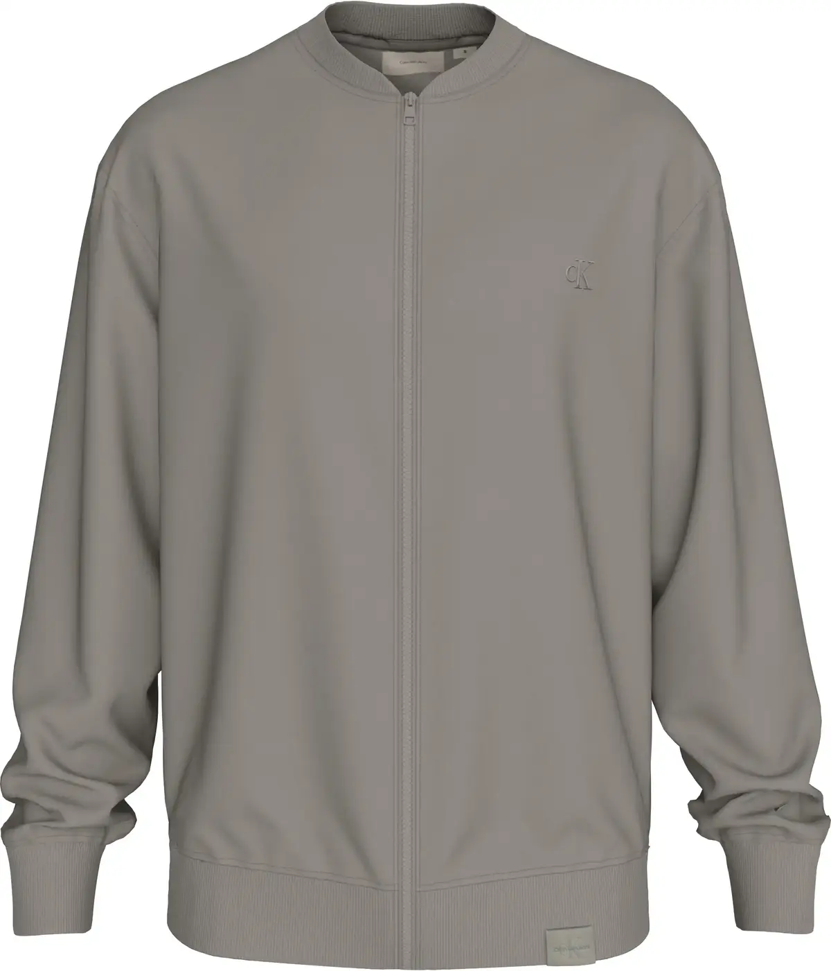 Calvin Klein HEAVYWEIGHT CK EMBRO Erkek Kahverengi Fermuarlı Ceket