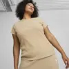 Puma CLASSICS Ribbed Slim Tee Açık Kahve Kadın T-Shirt