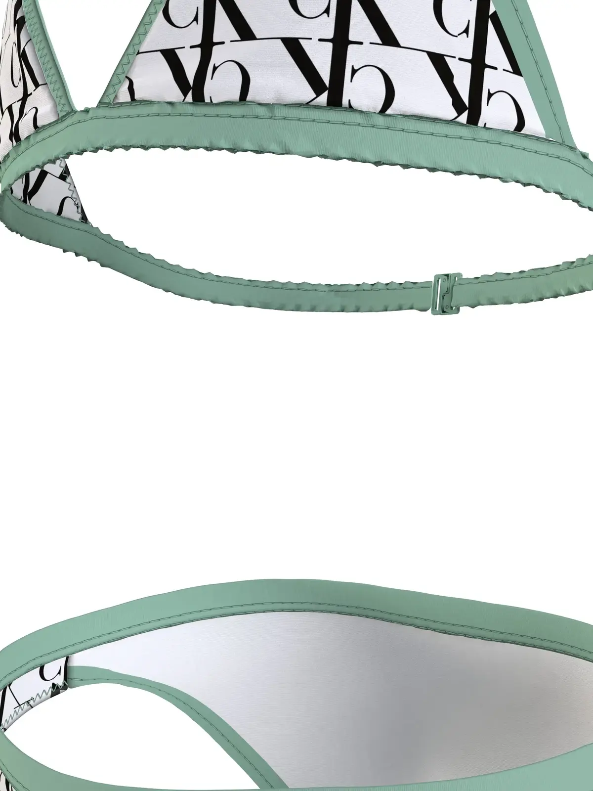 Calvin Klein TRIANGLE BIKINI SET- Kadın Beyaz Bikini Takımı