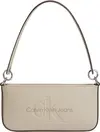 Calvin Klein SCULPTED SHOULDER PO, PBF Bej Kadın Çanta