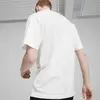 Puma DOWNTOWN Badge Tee Beyaz Erkek T-Shirt