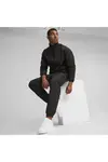 Puma CLASSICS UTILITY Polar Fleece Half-Zip Siyah Erkek Yarım Fermuarlı Sweatshirt