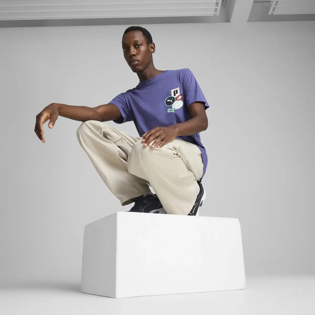 Puma GRAPHICS Icon Tee Erkek T-Shirt & Polo
