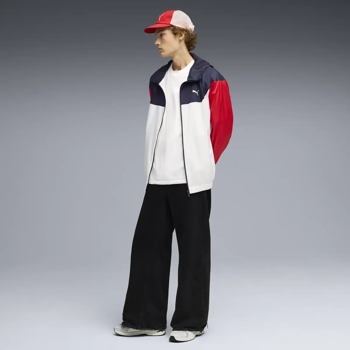 Puma Windbreaker Beyaz Erkek Ceket