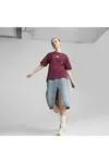 Puma DOWNTOWN Relaxed Graphic Tee Kırmızı Kadın T-Shirt