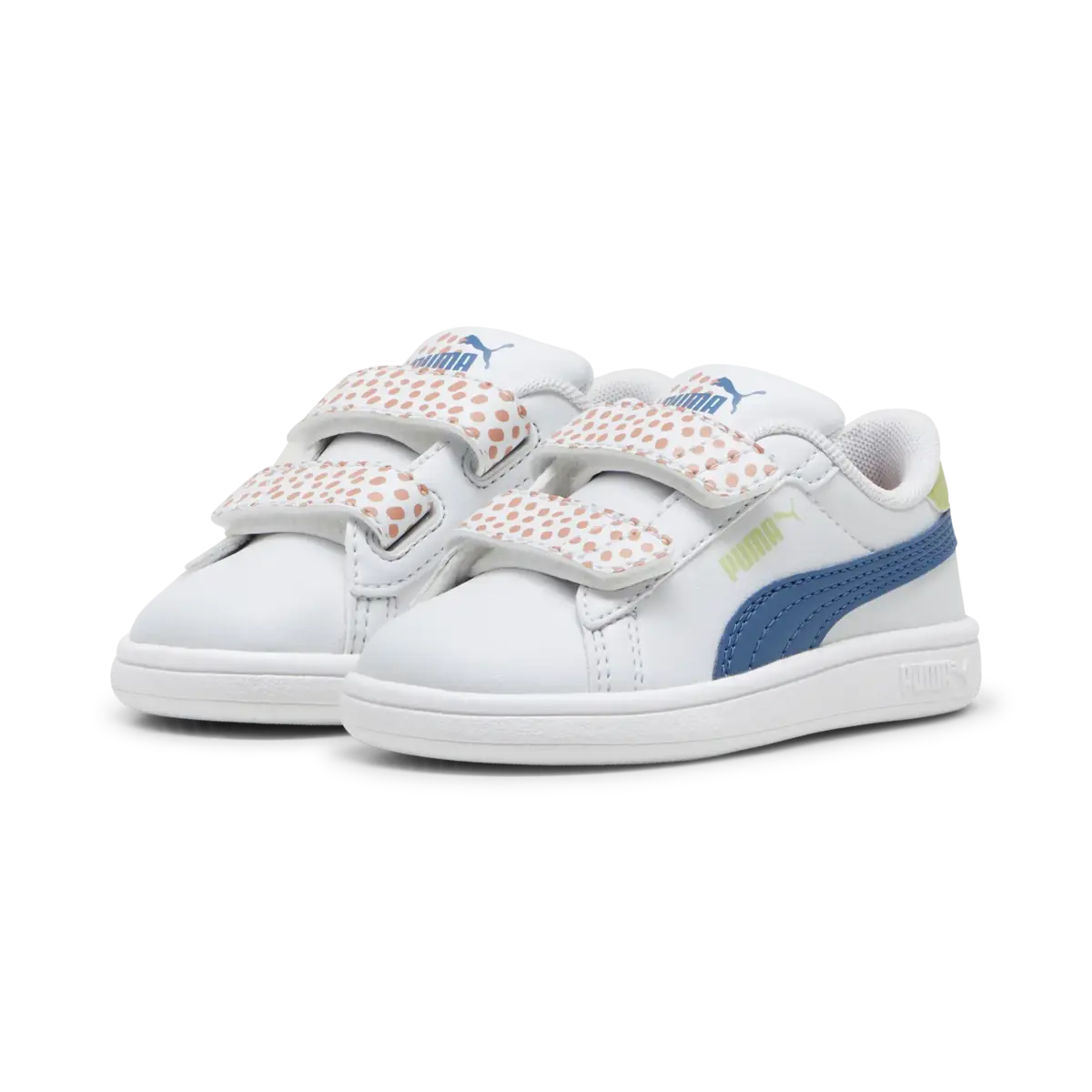 Puma Smash 3.0 Puma FC V Inf Beyaz Bebek/Çocuk Spor Ayakkabı