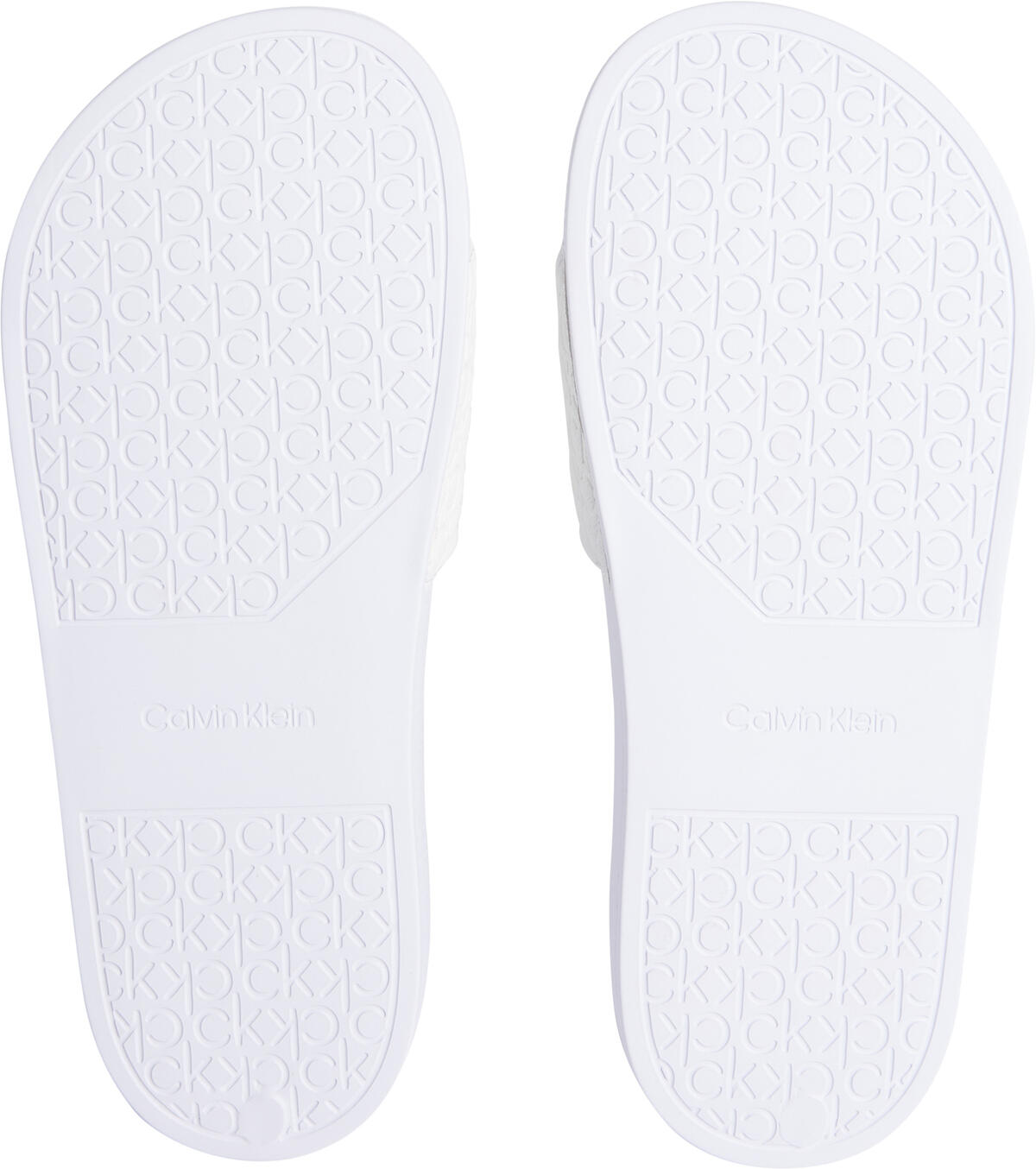 Calvin Klein SLIDE SAFF MONO Kadın Beyaz Terlik