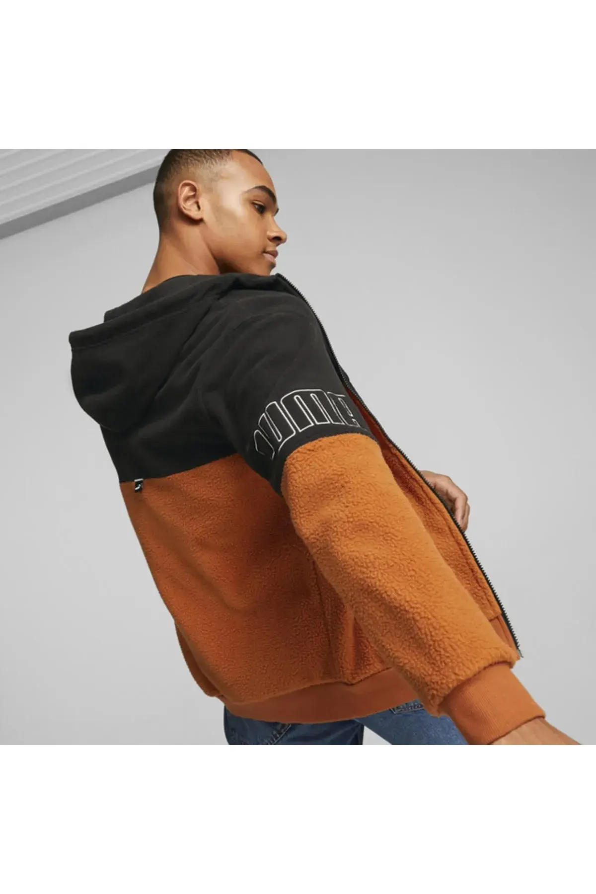 Puma Power Winterized Full-Zip Hoodie Wa Erkek Fermuarlı Polar Sweatshirt