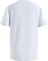 Calvin Klein CHEST LOGO TOP Erkek Beyaz T-Shirt