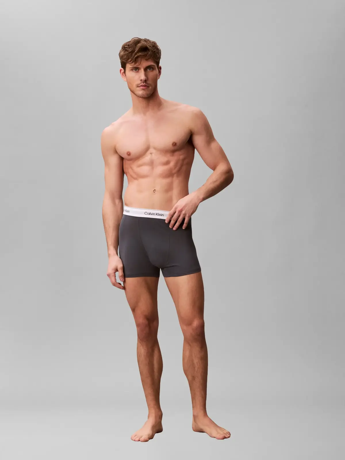 Calvin Klein RELAXED FIT TRUNK 3P Mavi Erkek 3lü Boxer