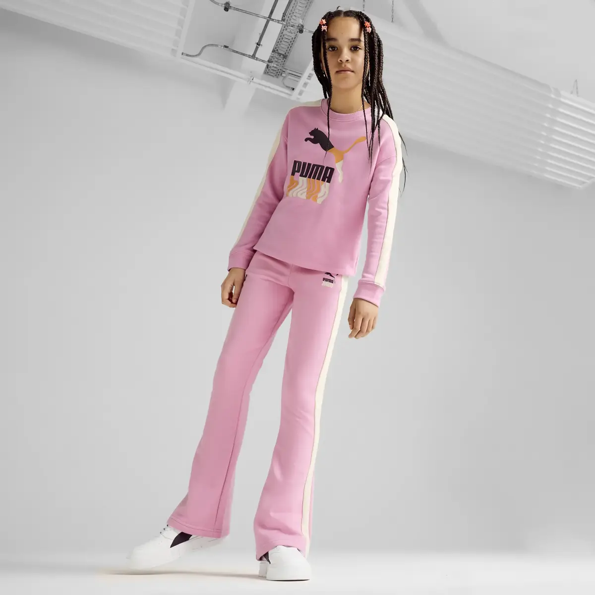 Puma Flared Sweatpants TR Pembe Kadın Eşofman Altı