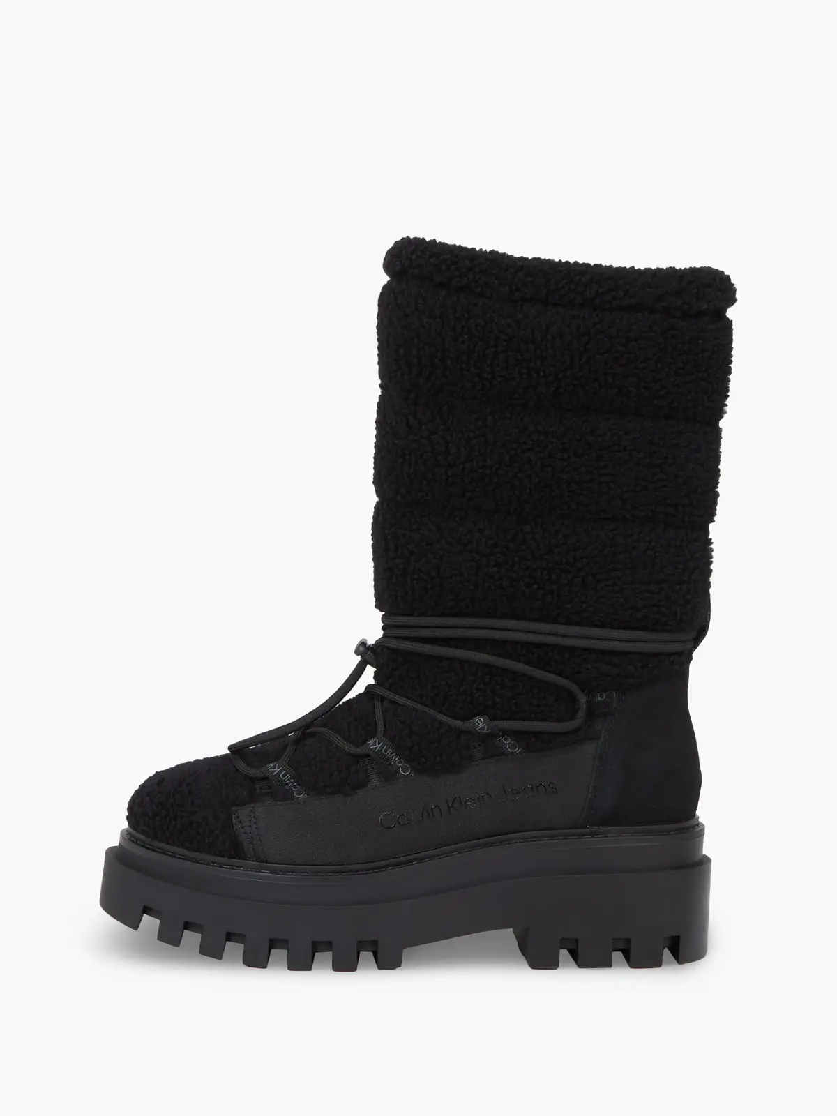 Calvin Klein FLATFORM SNOW BOOT S Kadın Siyah Bot