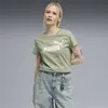 PUMA ESS No. 1 Logo Tee Yeşil Kadın T-shirt