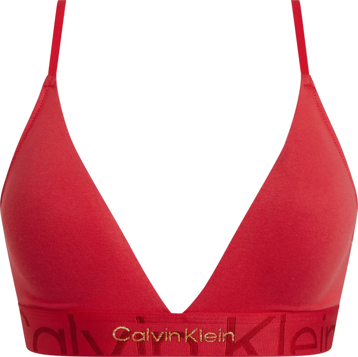 Calvin Klein LGHT LINED TRIANGLE Kadın Kırmızı Sütyen