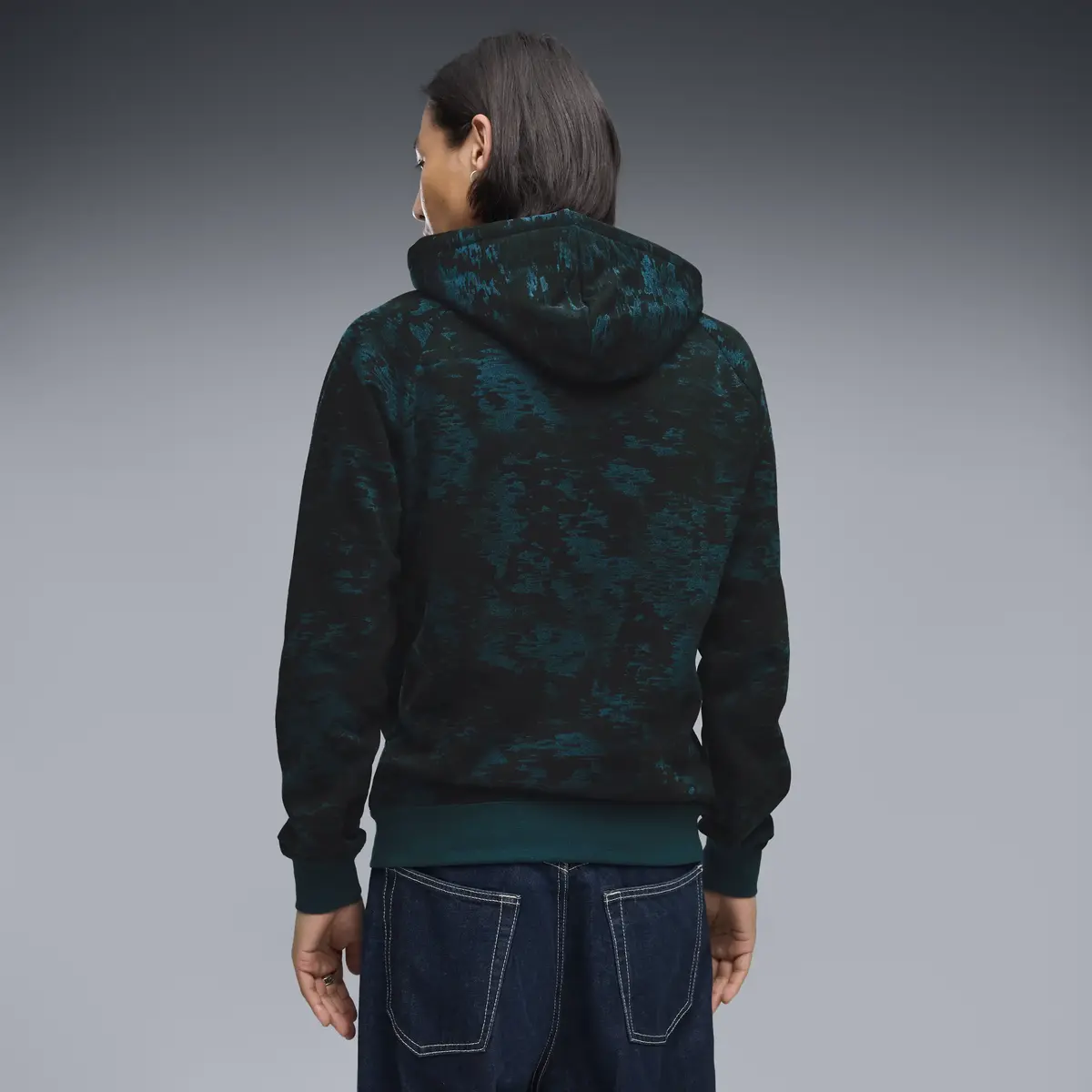 PUMA PUMA SPORT Camo Hoodie Yeşil Erkek Sweatshirt