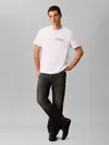 Calvin Klein SS 20S EU CALVIN CUR Beyaz Erkek Tişört