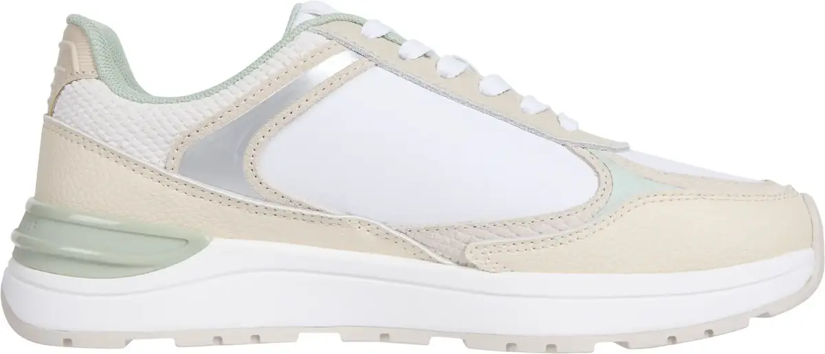 Tommy Hilfiger CASUAL FASHION RUNNE, 0LB Krem Kadın Spor Ayakkabı & Sneaker