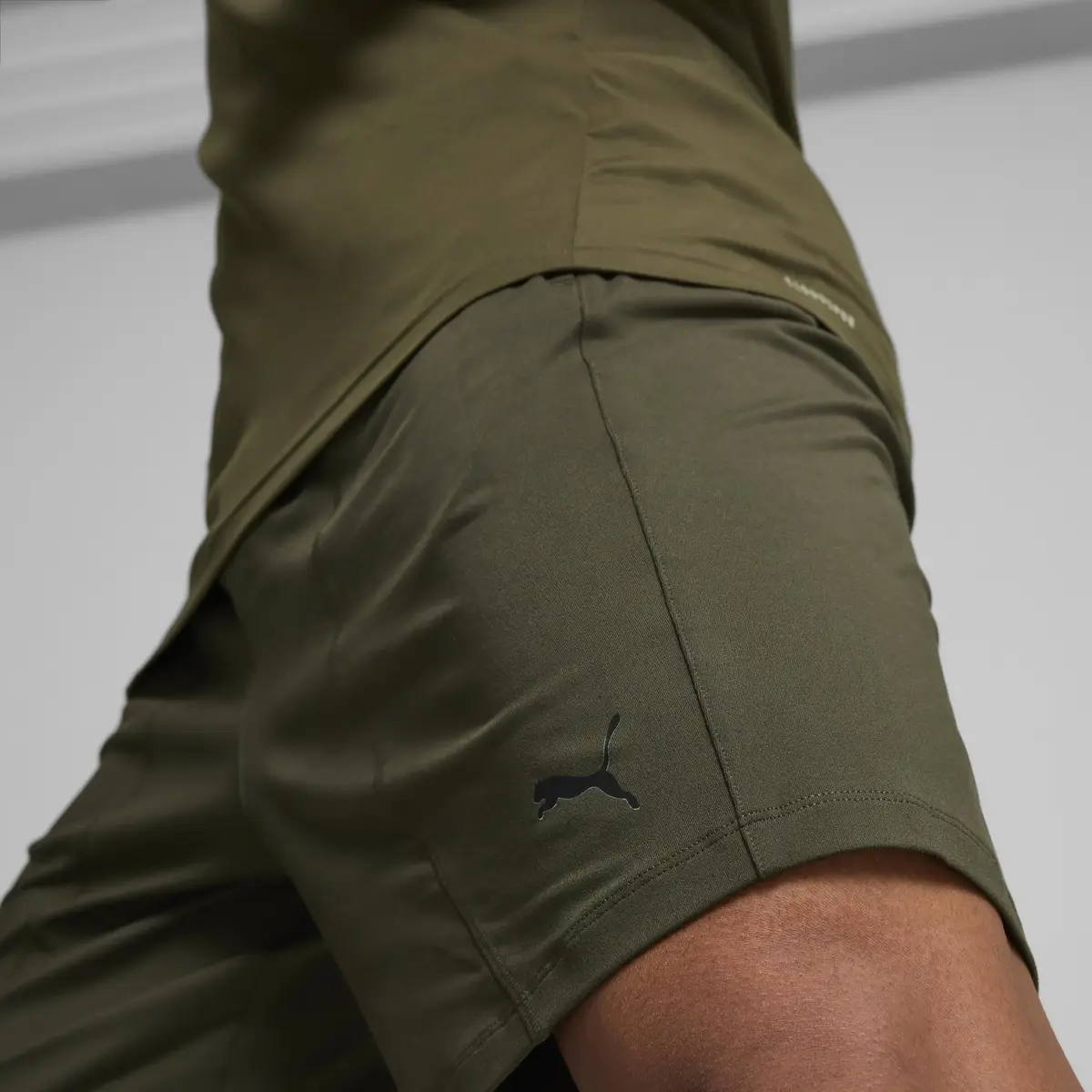 Puma M CLOUDSPUN 7" KNIT SHORT Yeşil Erkek Şort