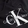 Calvin Klein CORE MONOLOGO HOODIE Erkek Siyah Sweatshirt