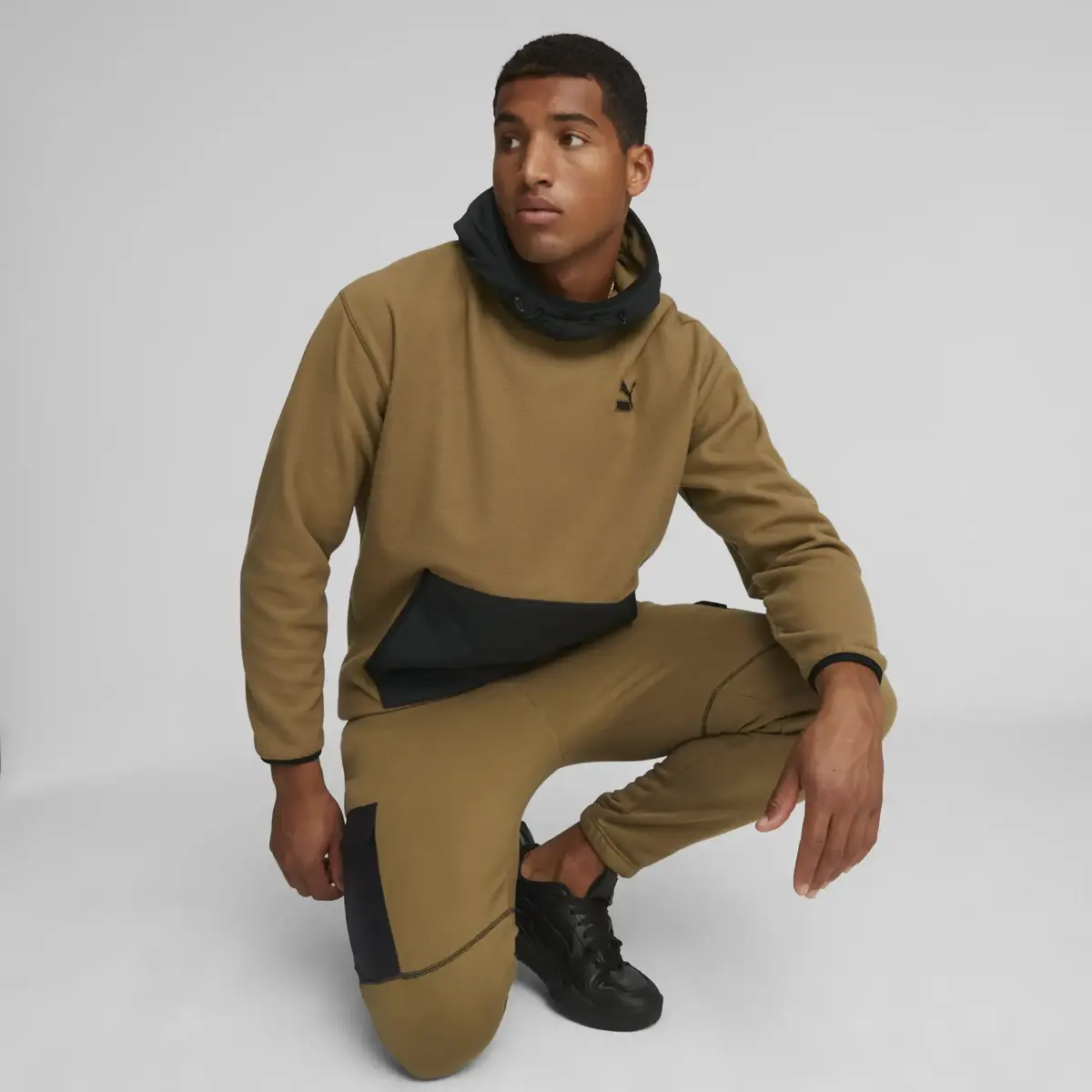 Puma CLASSICS UTILITY Hoodie Kahverengi Erkek Hoodie