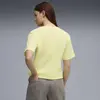 Puma ESS NATURE 2.0 Relaxed Tee Sarı Kadın T-Shirt