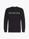 Calvin Klein CORE INSTIT LOGO SWE Erkek Siyah Sweatshirt