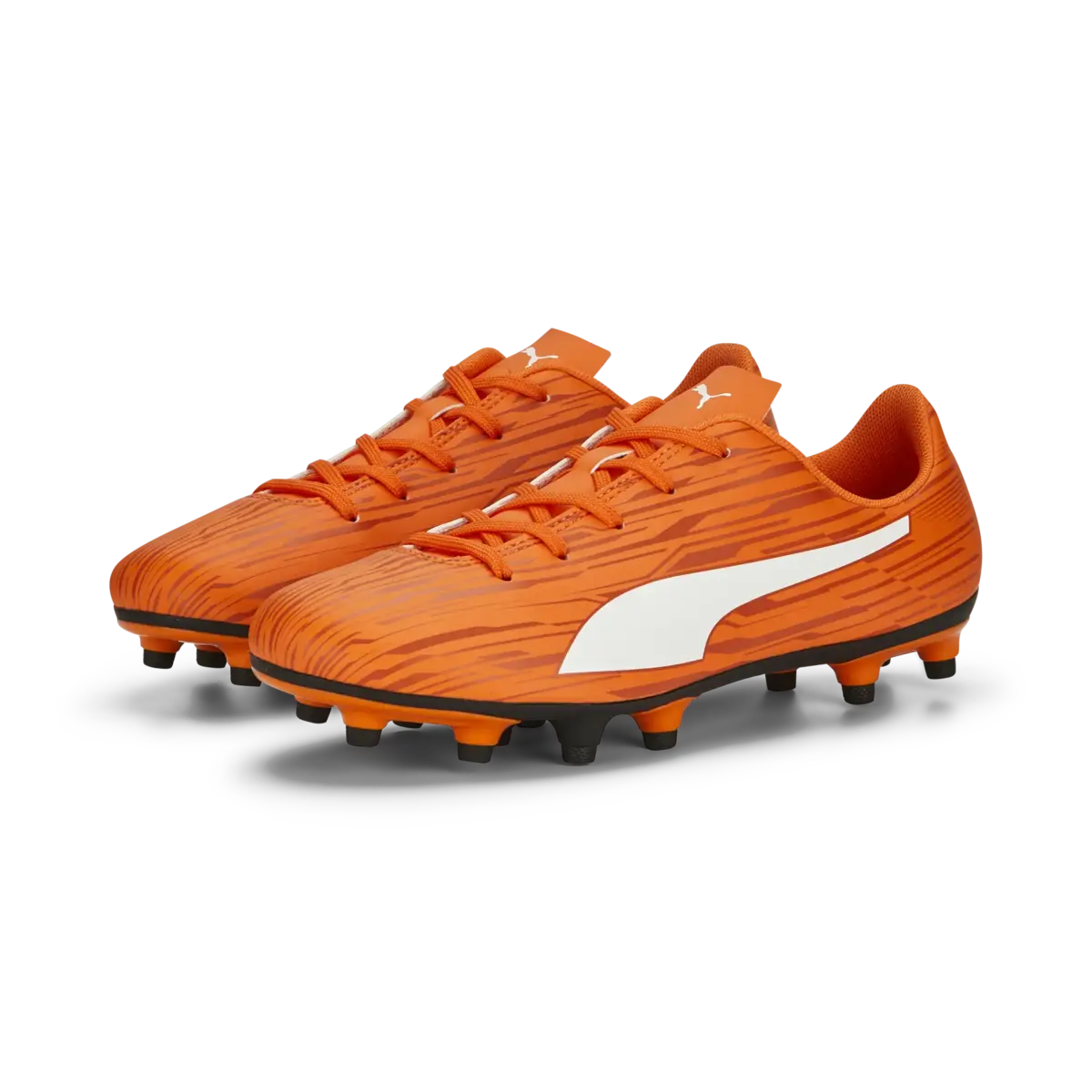 Puma Rapido III FG/AG Jr Turuncu Erkek Çocuk Krampon