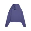 PUMA HER Crop Full-Zip Hoodie Mavi Kadın Fermuarlı Ceket