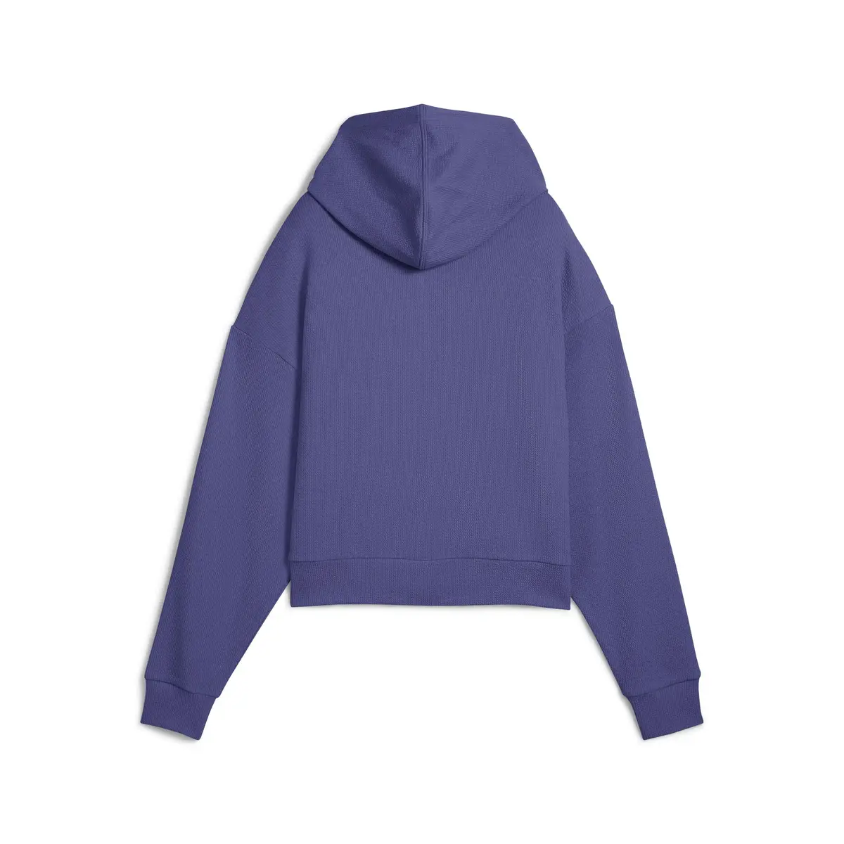 PUMA HER Crop Full-Zip Hoodie Mavi Kadın Fermuarlı Ceket