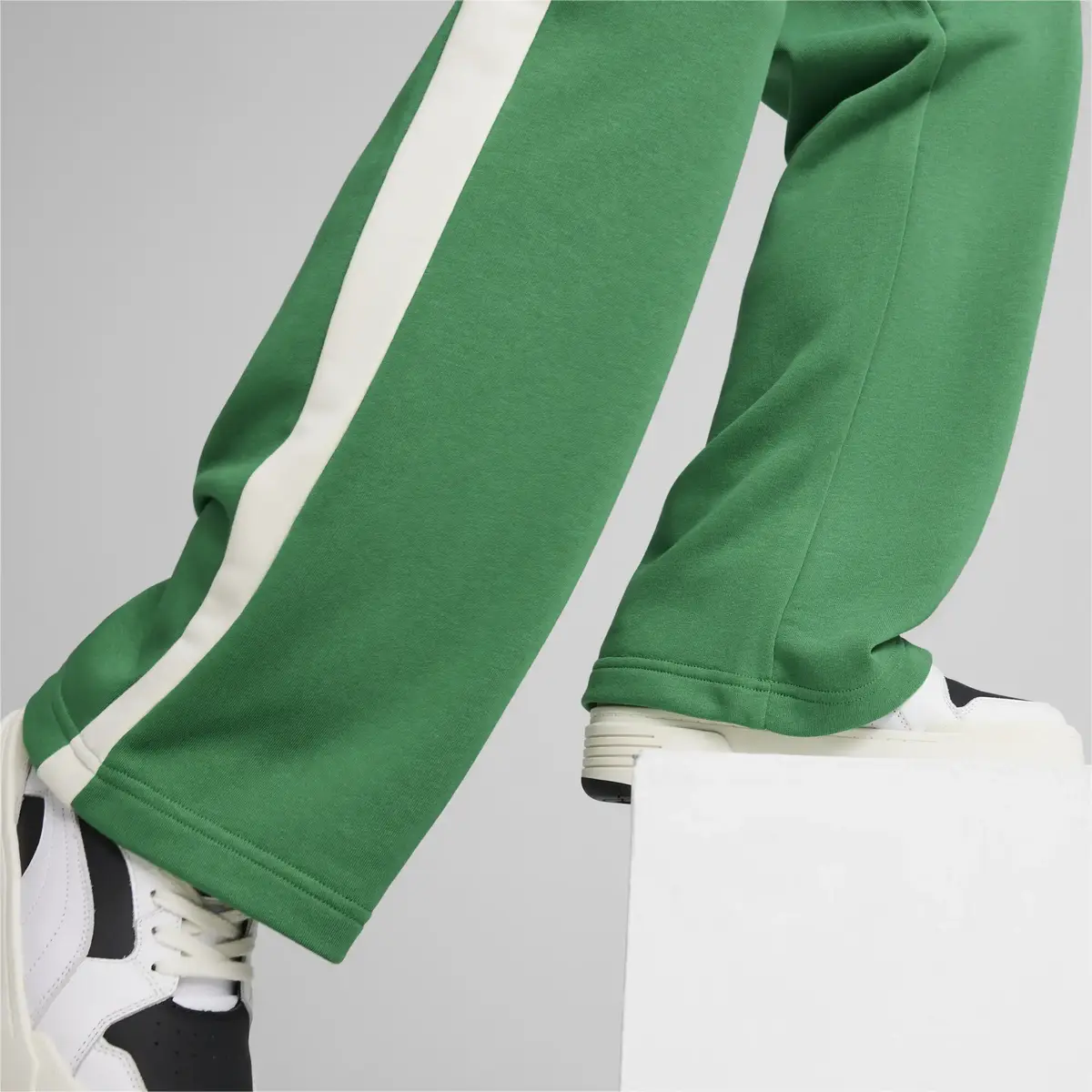 Puma ICONIC T7 Straight Pants Yeşil Kadın Eşofman Altı