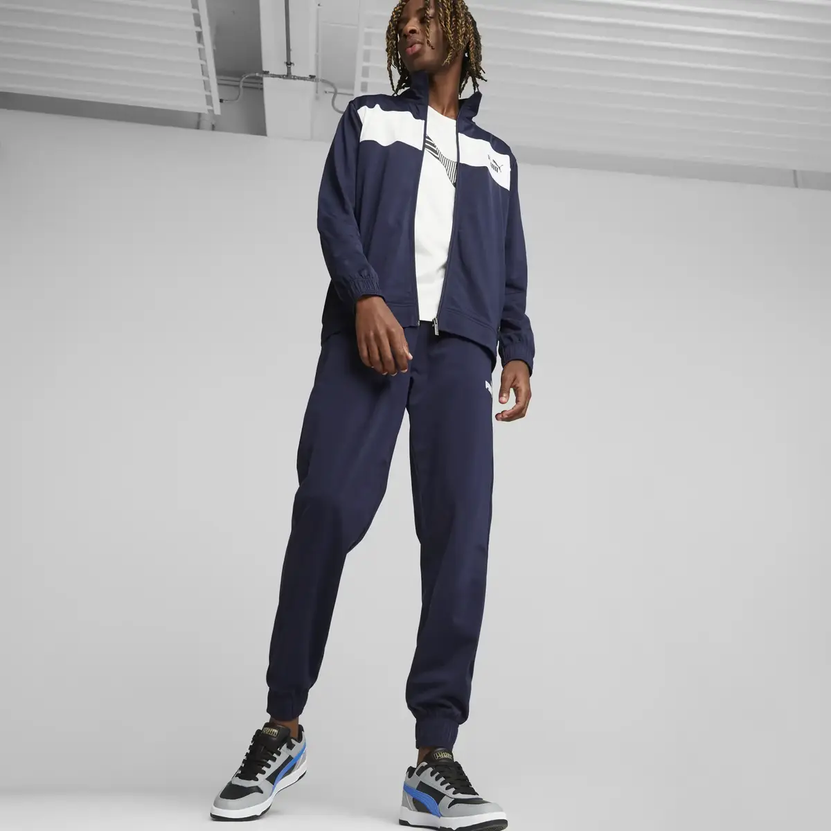 Puma Poly Suit Lacivert Erkek Eşofman Takımı