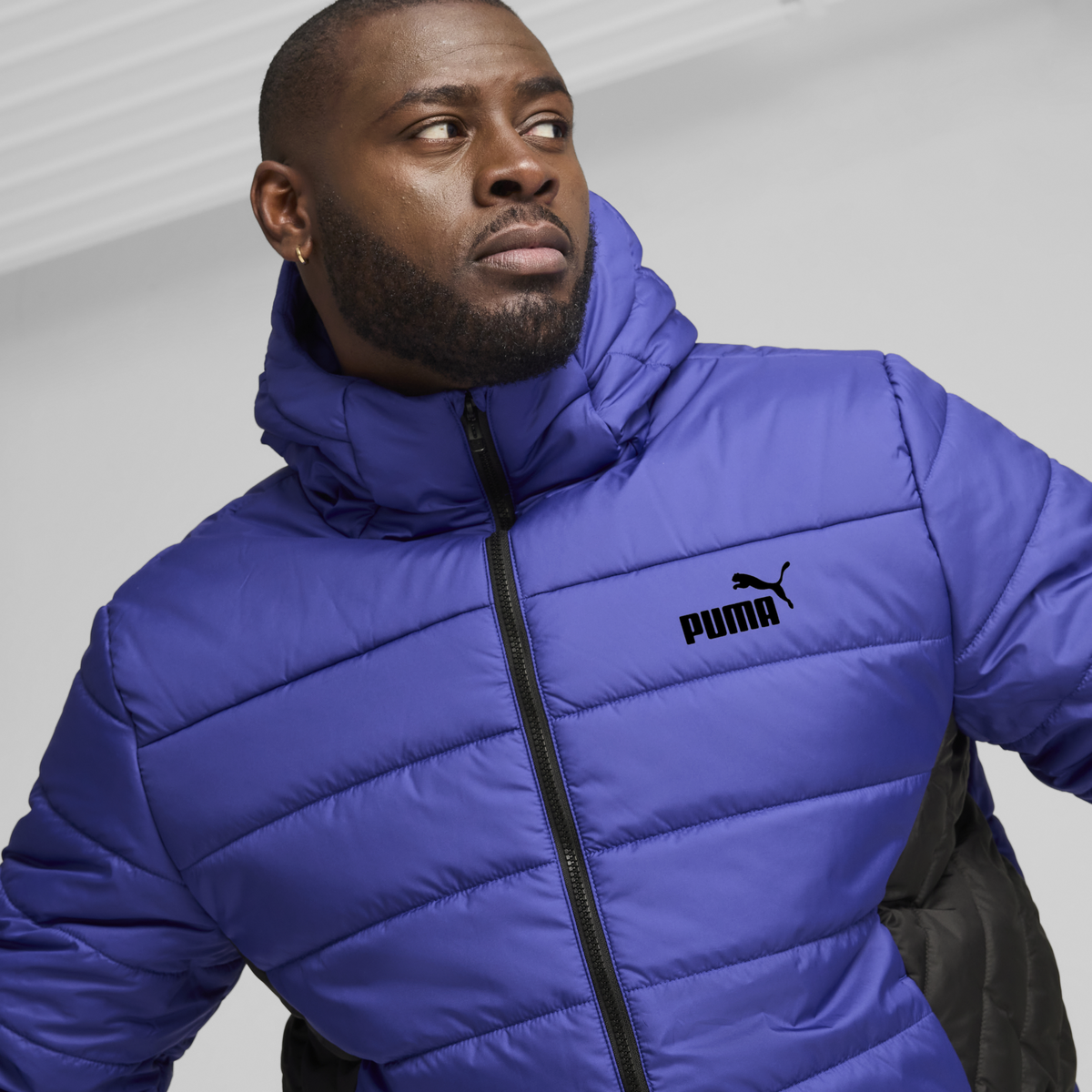 Puma ESS Padded Jacket Lacivert Erkek Mont