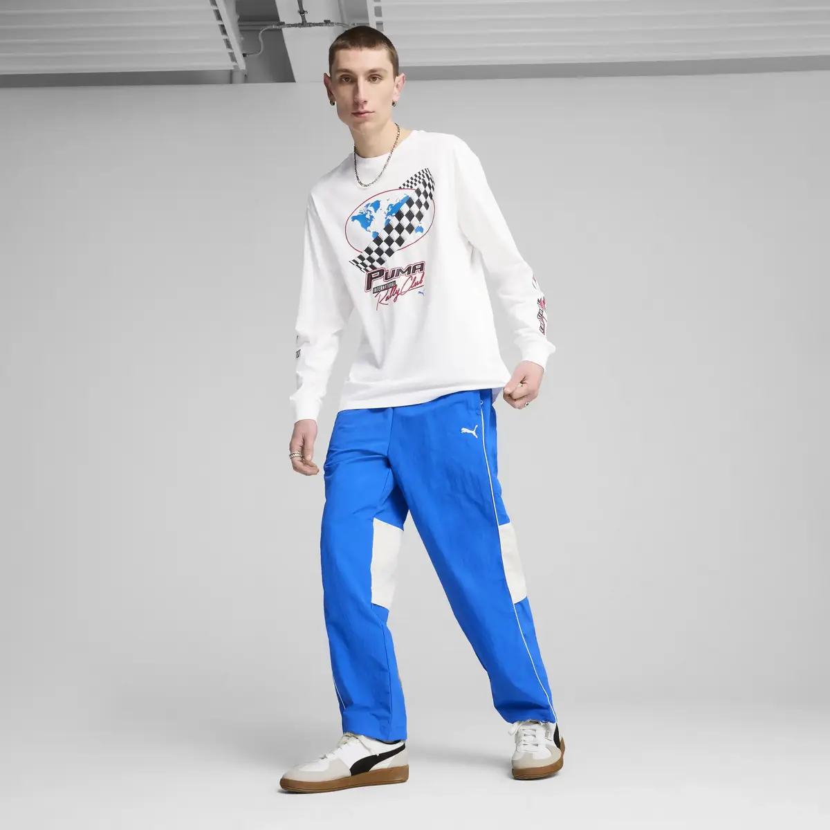 PUMA SDS Relaxed Track Pants Mavi Erkek Eşofman Altı