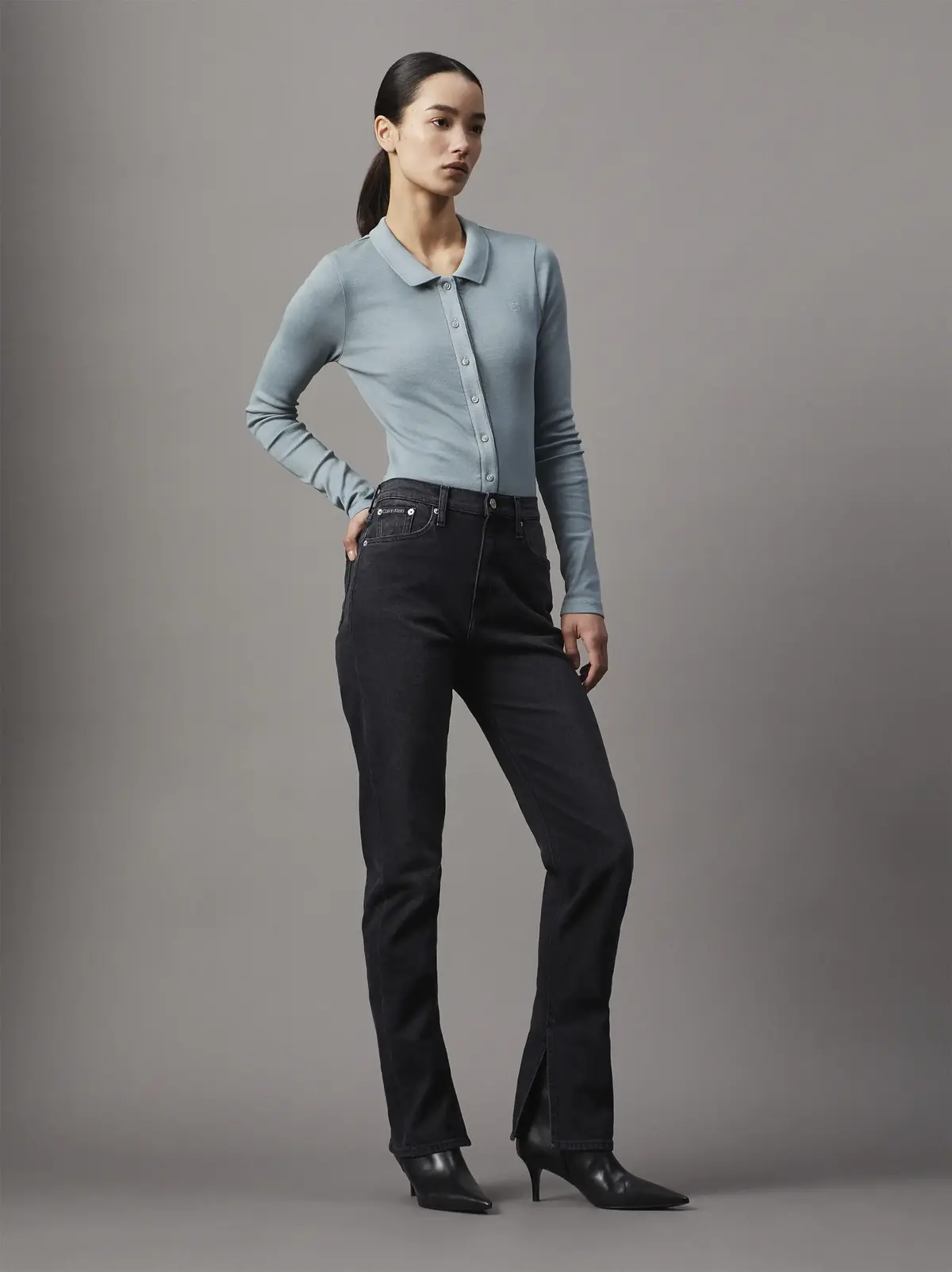 Calvin Klein Siyah Kadın Pantolon