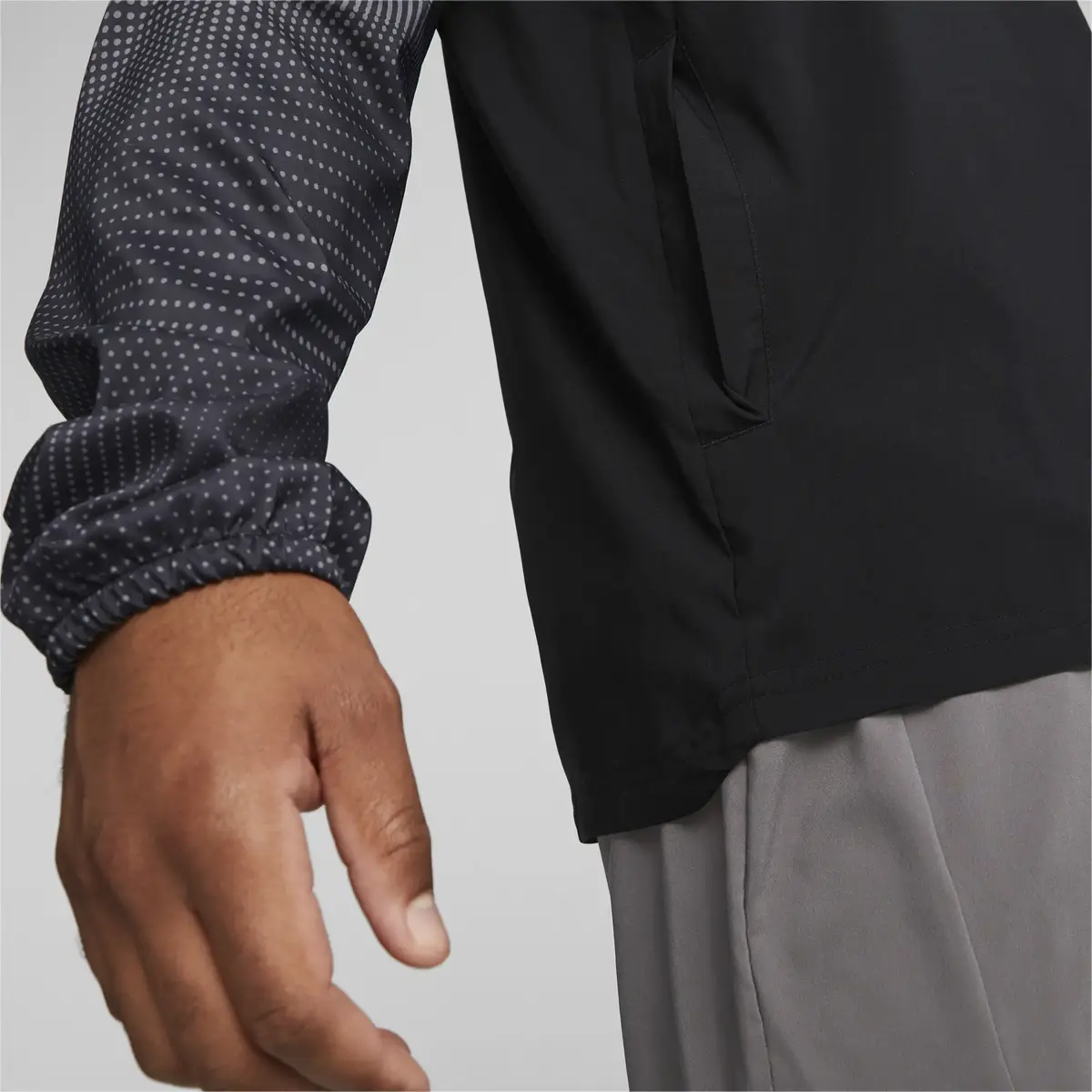 Puma RUN FAV AOP WOVEN JACKET M Siyah Erkek Ceket