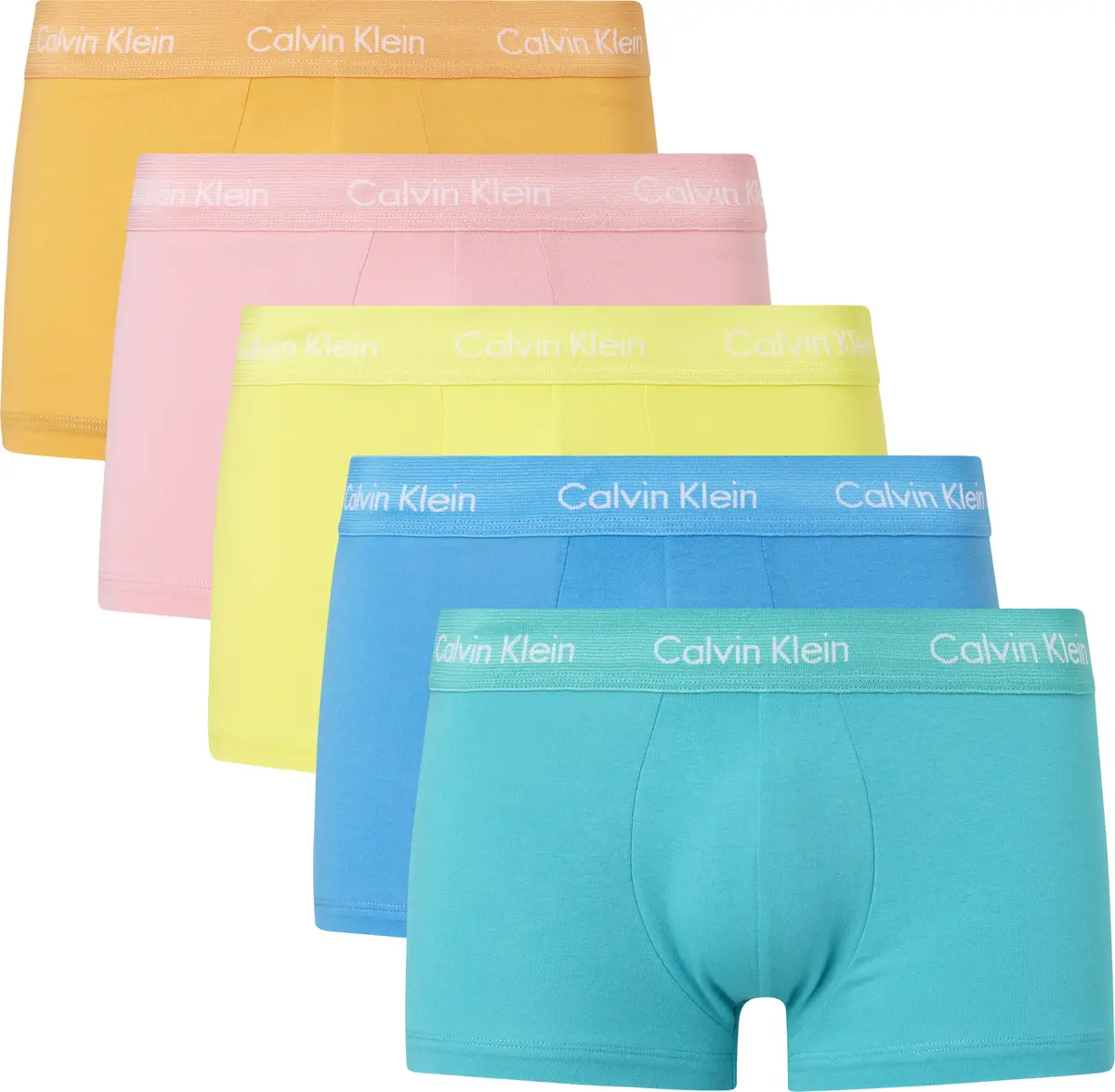 Calvin Klein LOW RISE TRUNK 5PK Erkek Renkli Boxer