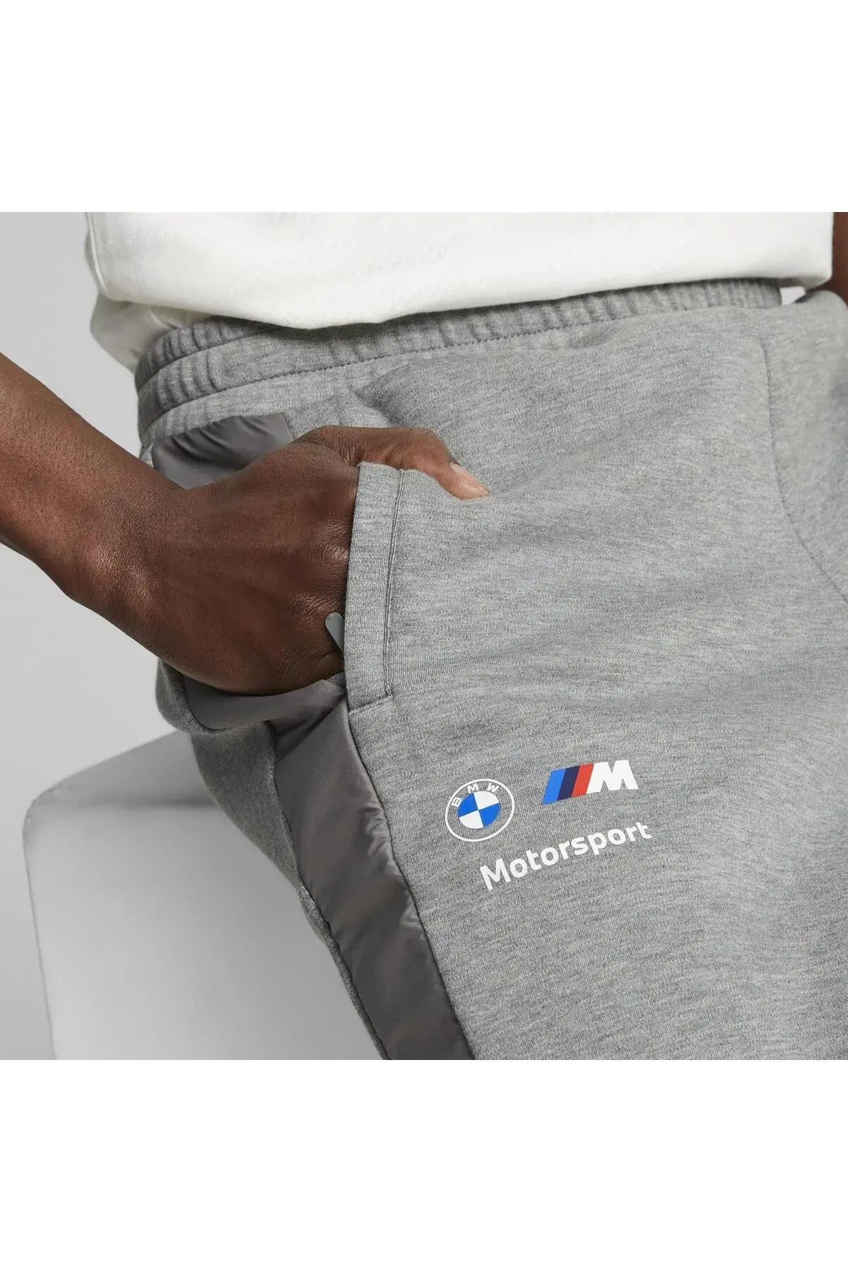 Puma BMW MMS MT7 Sweat Pants, cc Gri Erkek Eşofman Altı