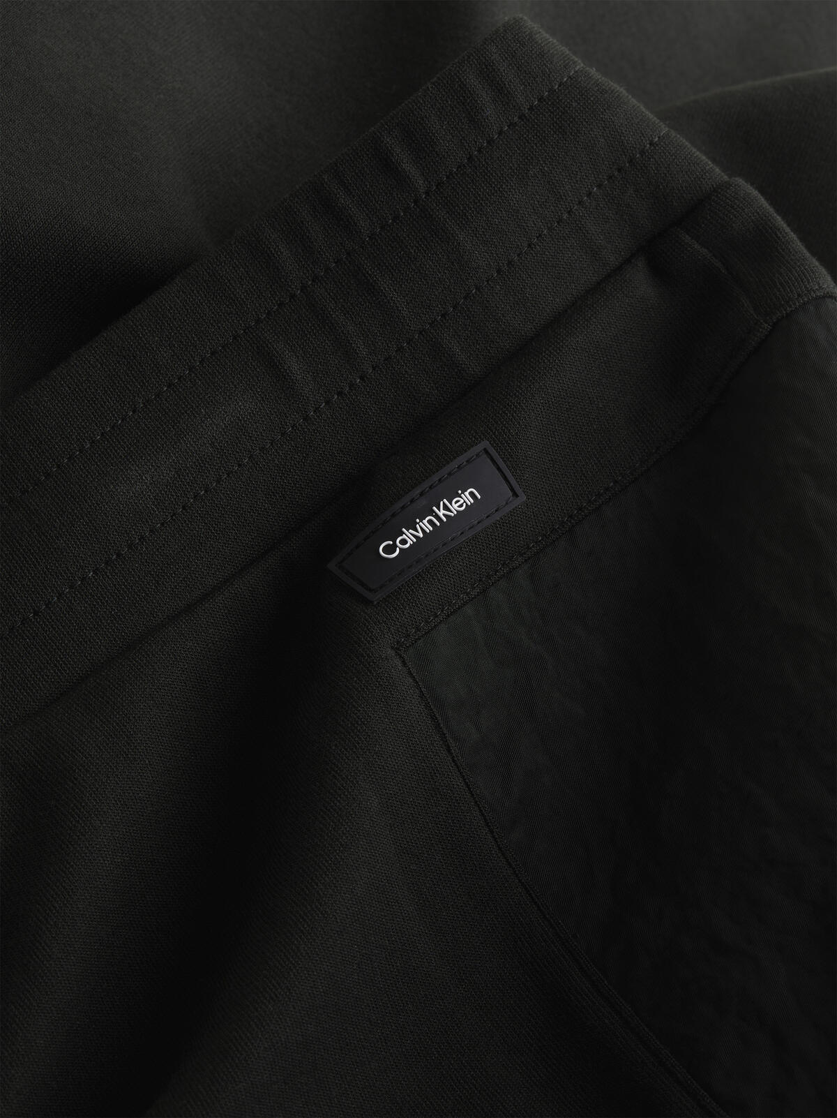 Calvin Klein MIX MEDIA JOGGER Erkek Siyah Eşofman Altı