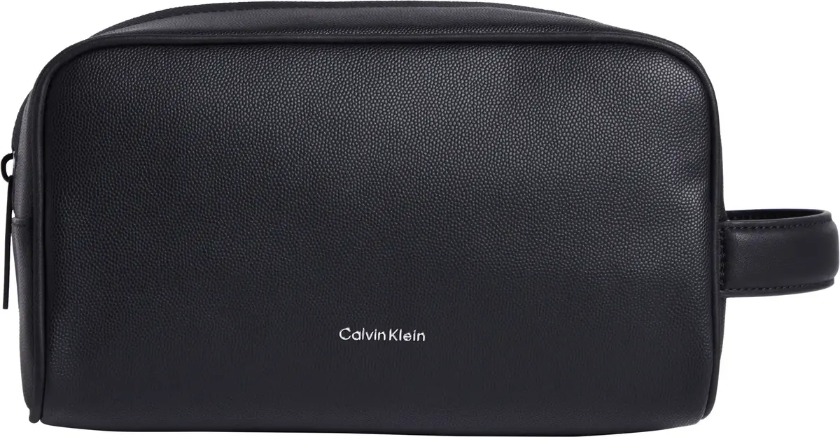 Calvin Klein CK MUST WASHBAG/DOPP KIT Erkek Siyah El Çanta