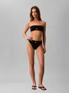 Calvin Klein HIGH LEG BIKINI Siyah Yüksek Bel Bikini Alt