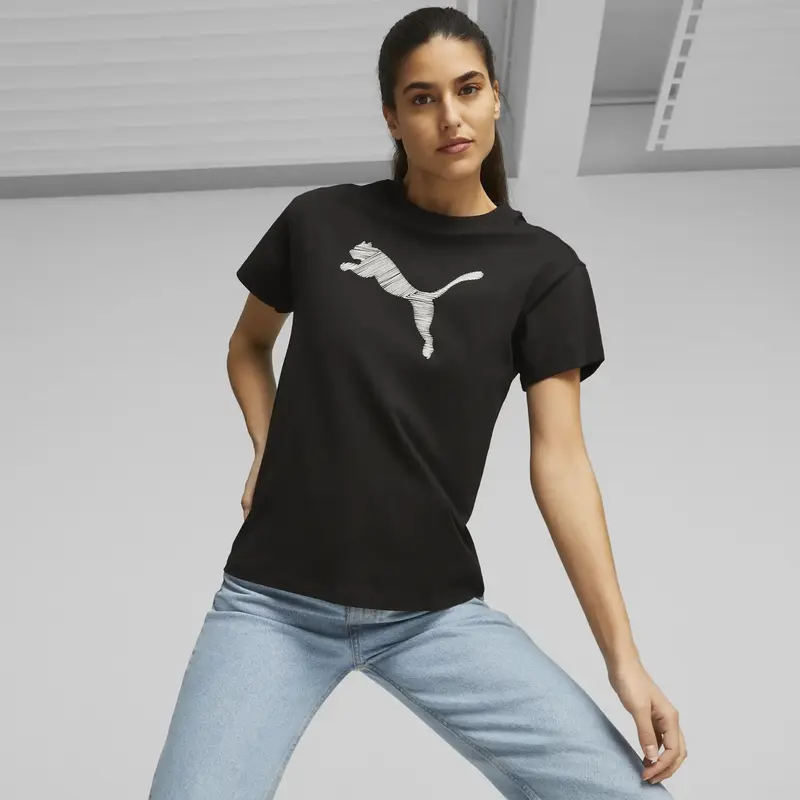 Puma HER Tee Siyah Kadın T-shirt