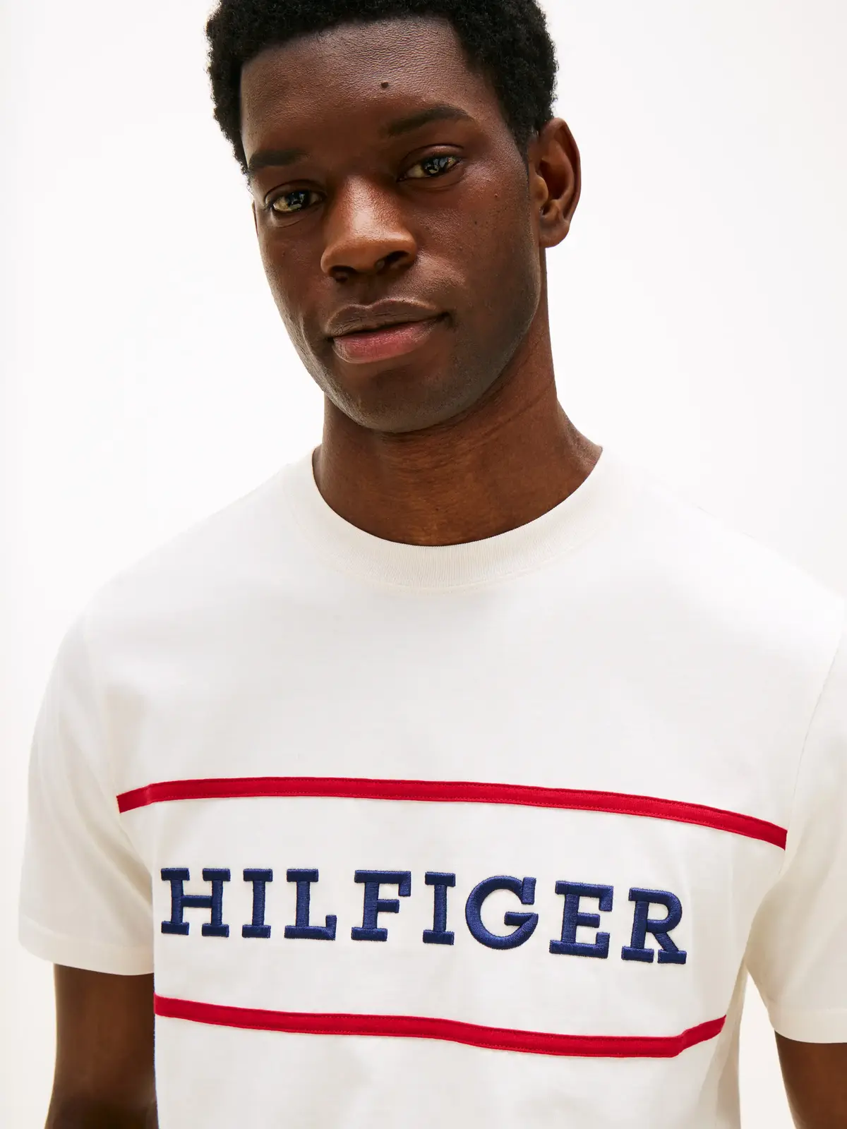 Tommy Hilfiger AMERICANA COLOURBLOC Erkek Bej T-Shirt